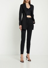 Dolce & Gabbana Punto Milano Jersey Straight Pants