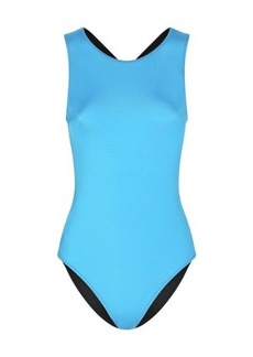 Dolce & Gabbana Racer-style one-piece swimsuit