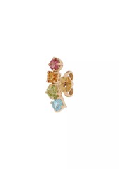 Dolce & Gabbana Rainbow 18K Yellow Gold & Sapphire Single Earring