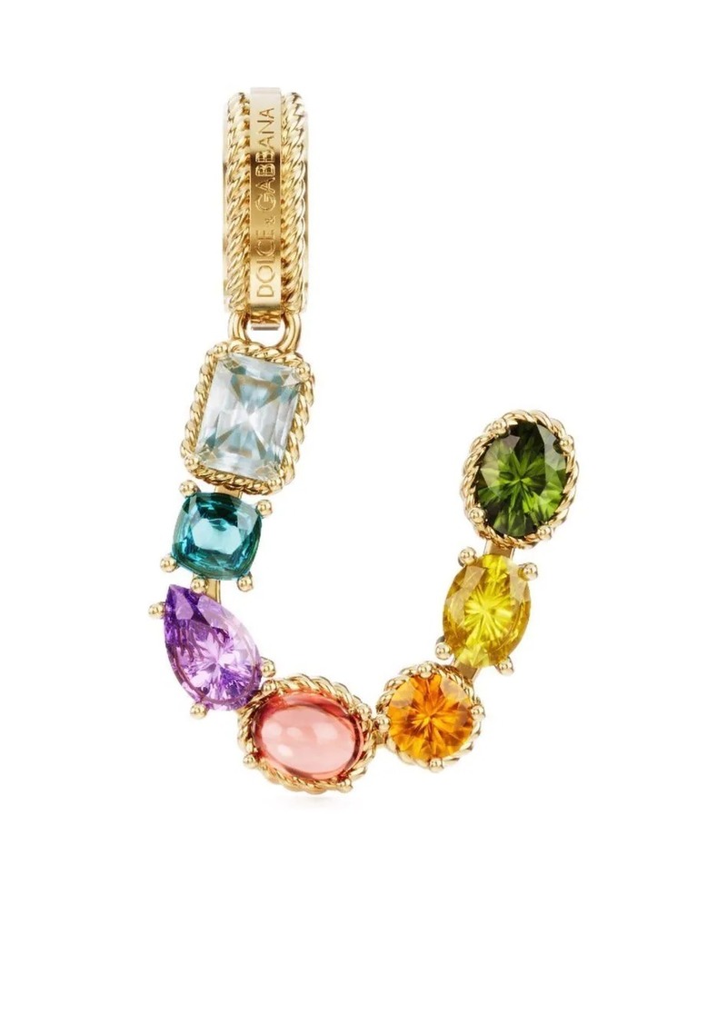 Dolce & Gabbana Rainbow Alphabet U 18kt yellow gold pendant