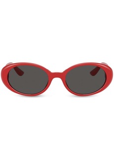 Dolce & Gabbana Re-Edition DNA oval-frame sunglasses