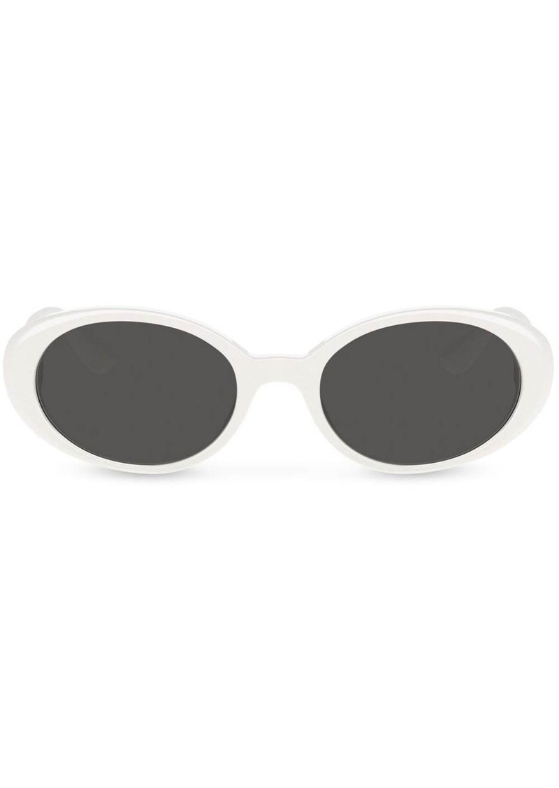 Dolce & Gabbana Re-Edition DNA oval-frame sunglasses