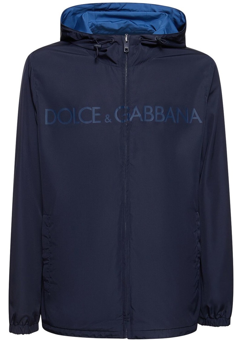 Dolce & Gabbana Reversible Hooded Windbreaker