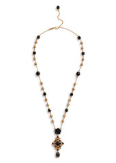 Dolce & Gabbana rhinestone-embellished cross necklace