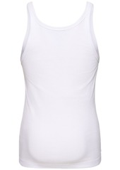 Dolce & Gabbana Ribbed Cotton Jersey Tank Top