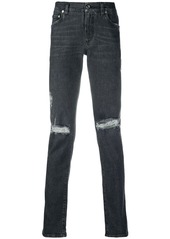 Dolce & Gabbana ripped detail straight jeans