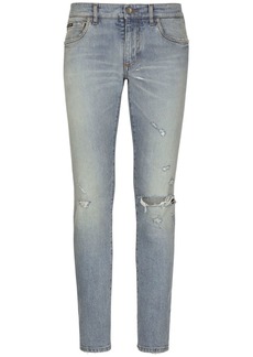 Dolce & Gabbana ripped-detailing skinny jeans