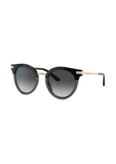 Dolce & Gabbana round-frame gradient-tinted sunglasses