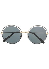 Dolce & Gabbana round sunglasses with cut-out detail