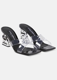 Dolce & Gabbana Ruched Kiera leather sandals