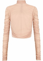 Dolce & Gabbana long-sleeve draped top