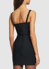 Dolce & Gabbana Satin Corset Mini Dress