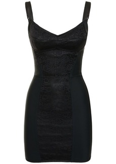 Dolce & Gabbana Satin Corset Mini Dress