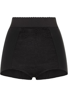 Dolce & Gabbana high-waisted satin briefs