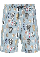 Dolce & Gabbana seashell print swim shorts