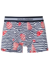 Dolce & Gabbana seashell striped boxer shorts