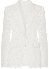 Dolce & Gabbana single-breasted lace blazer