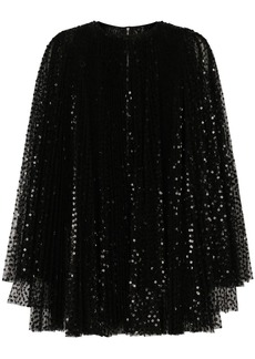 Dolce & Gabbana sequin-embellished flared minidress