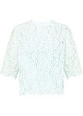 Dolce & Gabbana sheer embroidered blouse