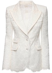 Dolce & Gabbana Sheer Lace Single Breast Jacket