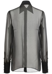 Dolce & Gabbana Sheer Silk Chiffon Shirt