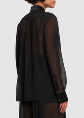 Dolce & Gabbana Sheer Silk Chiffon Shirt