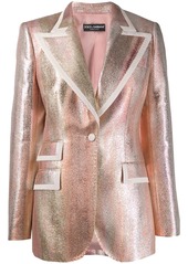 Dolce & Gabbana shimmer tailored jacket