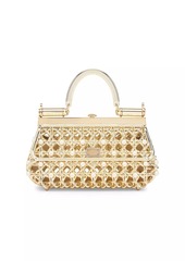 Dolce & Gabbana Sicily Gabbia Aluminium & Brass Bag