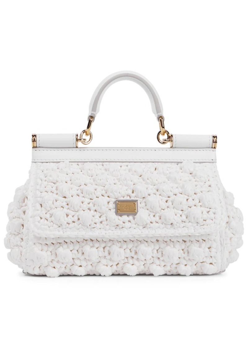 Dolce & Gabbana Bridal Sicily Small crochet tote