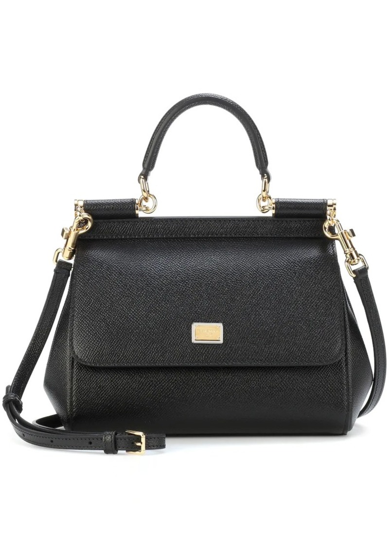 Dolce & Gabbana Sicily Small leather shoulder bag