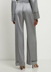 Dolce & Gabbana Silk Satin Stretch Pajama Pants