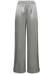 Dolce & Gabbana Silk Satin Stretch Pajama Pants