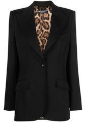 Dolce & Gabbana single-breasted button-fastening blazer