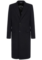 Dolce & Gabbana Single Breasted Wool Coat