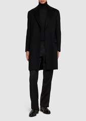 Dolce & Gabbana Single Breasted Wool Coat