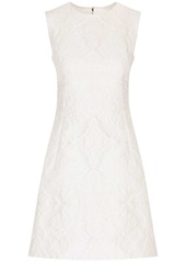 Dolce & Gabbana sleeveless patterned-jacquard dress