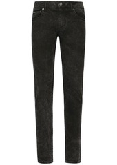 Dolce & Gabbana marble-effect skinny jeans