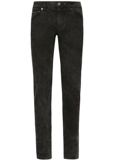Dolce & Gabbana marble-effect skinny jeans