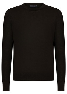 Dolce & Gabbana round-neck cashmere jumper