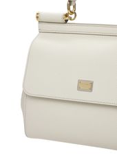 Dolce & Gabbana Small Sicily Dauphine Leather Bag