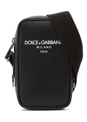 Dolce & Gabbana Soft Leather Logo Crossbody Bag