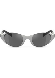 Dolce & Gabbana Sporty oval-frame sunglasses