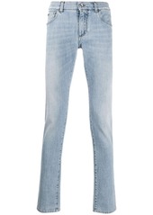Dolce & Gabbana stonewashed effect straight jeans