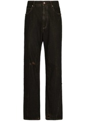 Dolce & Gabbana straight-leg cotton trousers