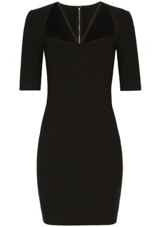 Dolce & Gabbana strappy half-length sleeves minidress