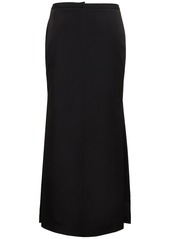 Dolce & Gabbana Stretch Cady Pencil Midi Skirt