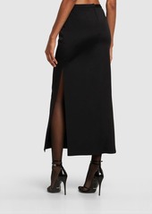 Dolce & Gabbana Stretch Cady Pencil Midi Skirt