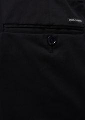 Dolce & Gabbana Stretch Cotton Gabardine Pants