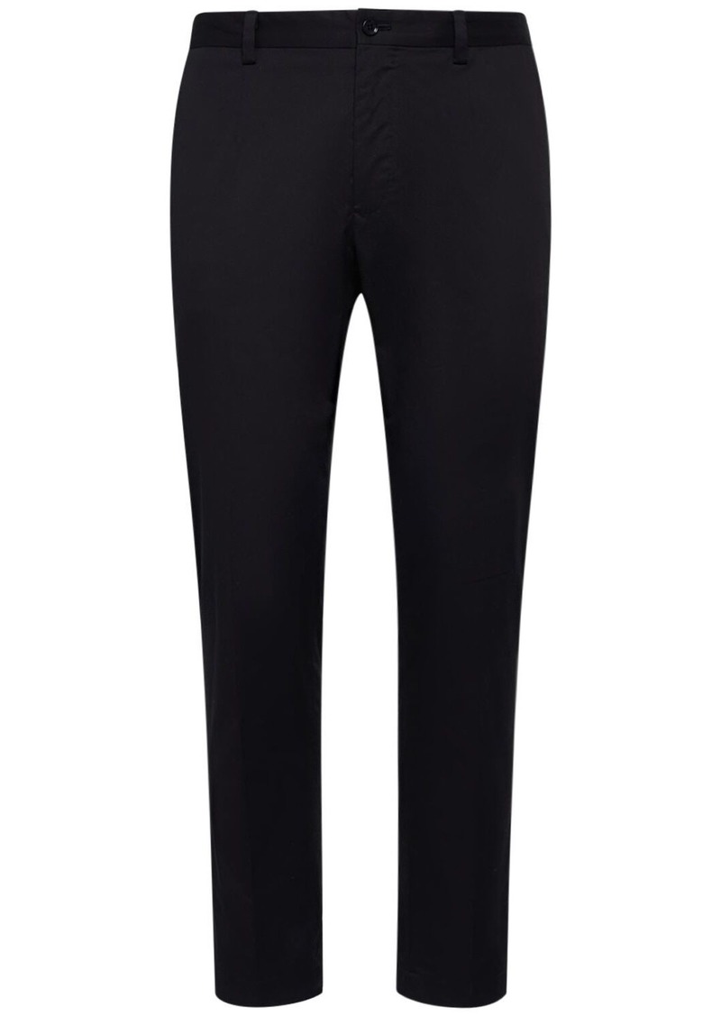 Dolce & Gabbana Stretch Cotton Gabardine Pants