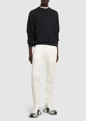 Dolce & Gabbana Stretch Gabardine Flat Front Pants